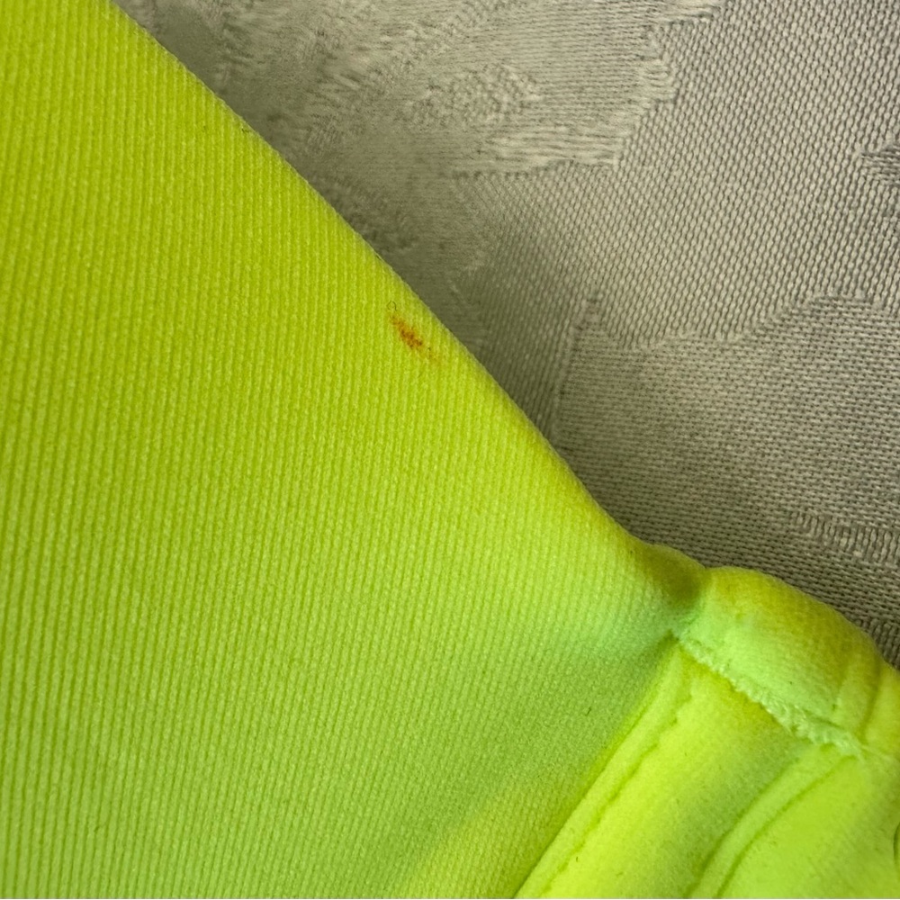 Skims 46DDD Bra Seamless T Shirt Underwire Neon Green Highlighter Rare - Picture 9 of 9